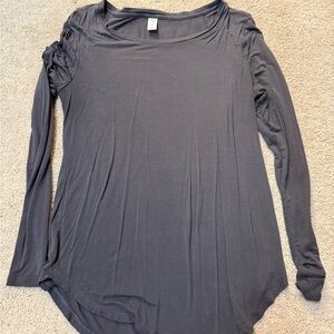 Old Navy Grey Long Sleeve Short